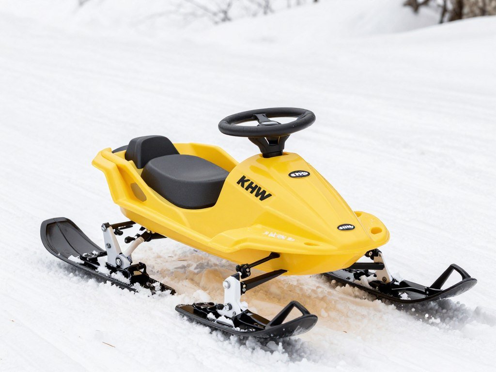 KHW Snow Fox Lenkbob mit Lenkrad und Bremse für Kinder
